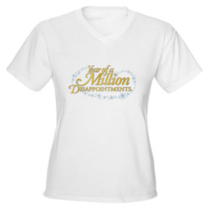 Year of a Million Disappointments Women's V-Neck T-Shirt